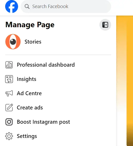step 2 :- Select the name of the page you wish to delete.